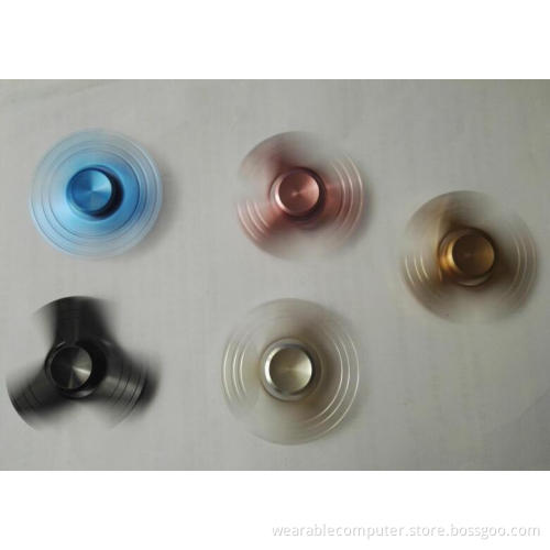 Tornado Hand Gyroscope Spin Tri-Fidget Anti Stress Autism Hand Spinner For Children Adults Gold Finger Gyro